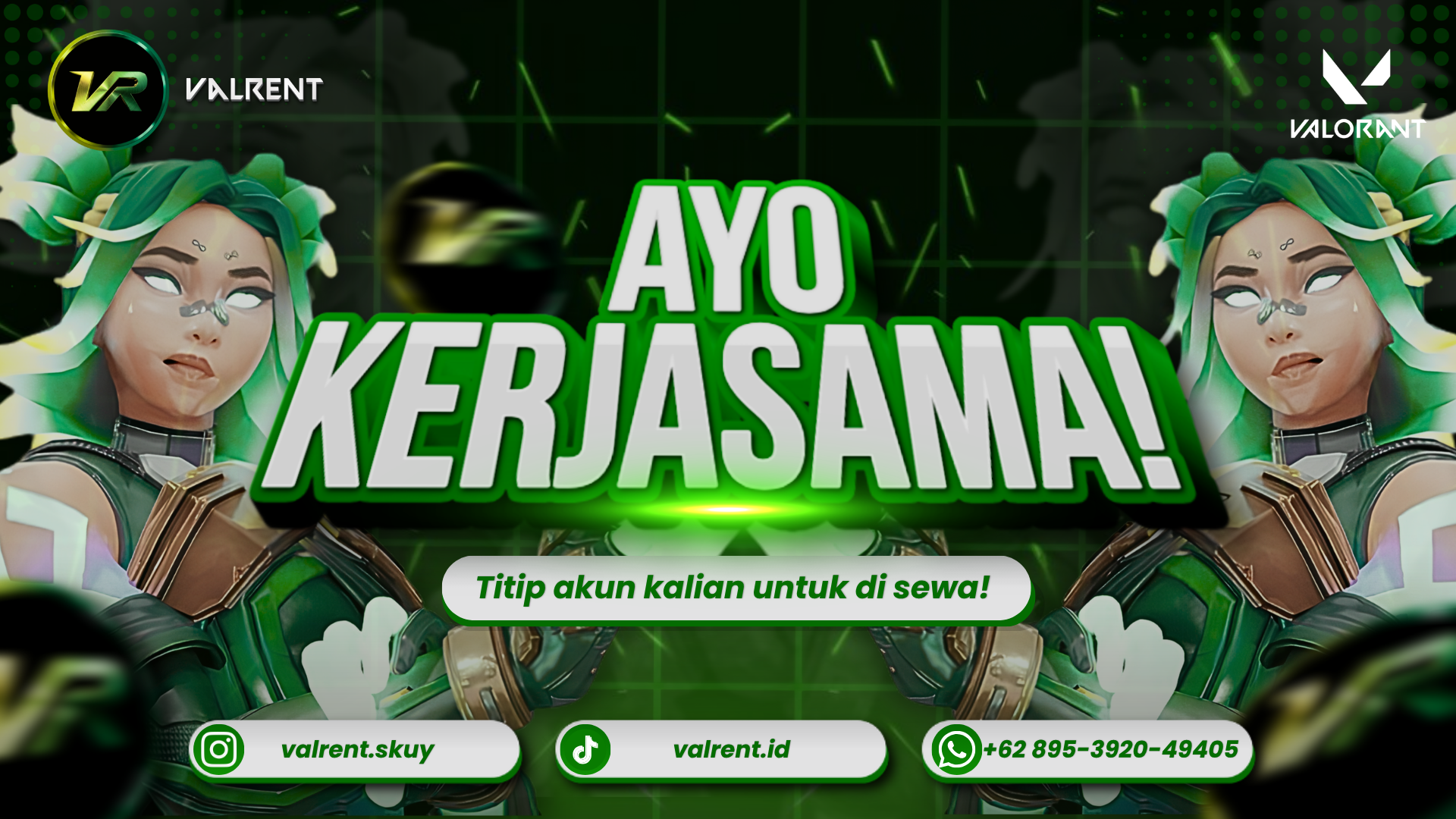 Program Kerjasama Titip Akun Valorant Sultan untuk Disewakan di VALRENT